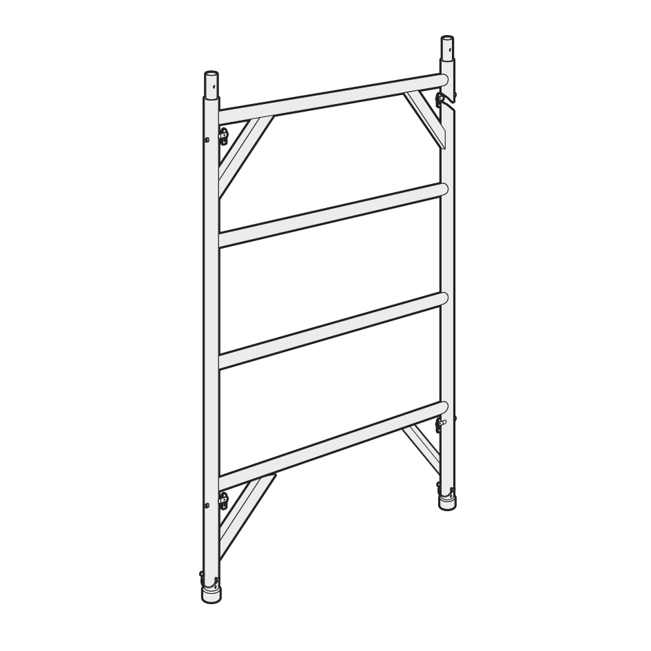 Warthog Platform Ladder 8 Step Warthog Platform Ladder 8 Step